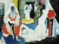 Les femmes d Alger Delacroix IX 1955 Cubism